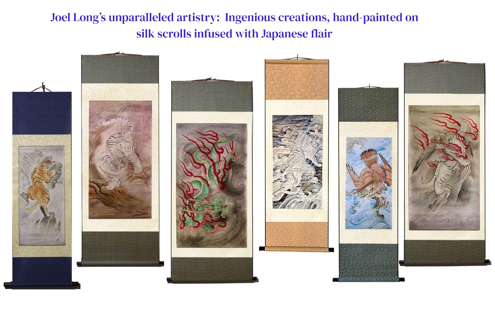 Your Destination for Japanese-Inspired Silk Scroll Artwork and Background Shading Effects. Featured Custom Prints on Silk Scrolls.