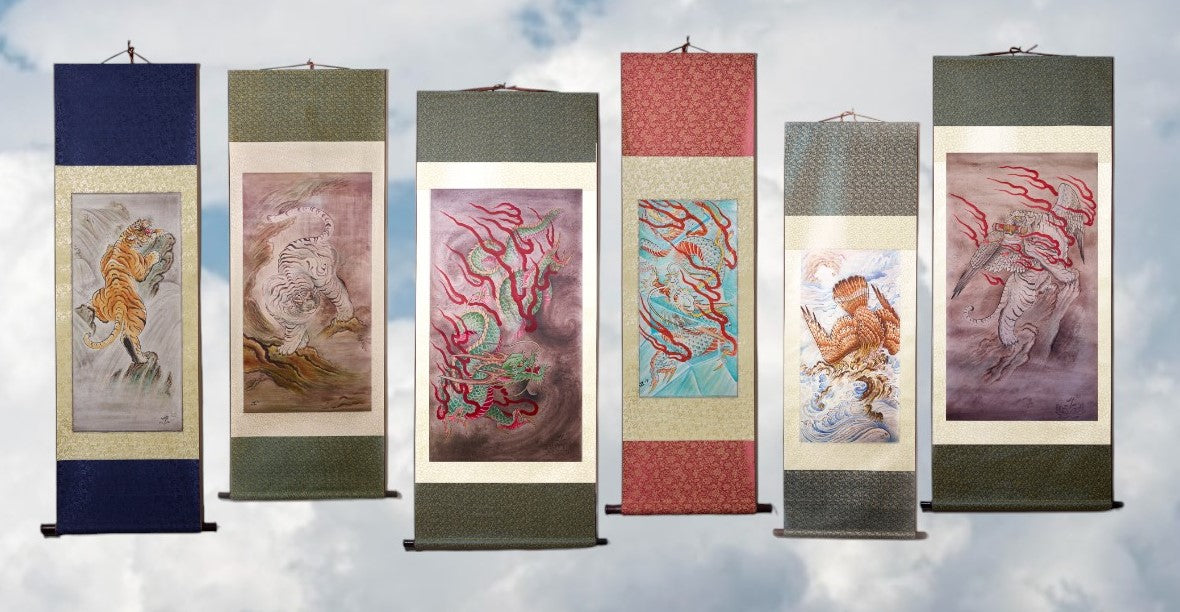 Your Destination for Japanese-Inspired Silk Scroll Artwork and Background Shading Effects. Featured Custom Prints on Silk Scrolls.